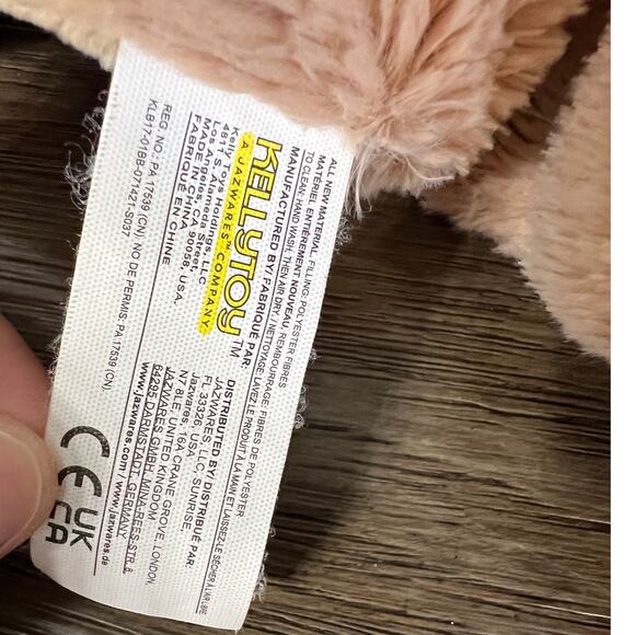 Kellytoy Light Brown Teddy Bear Lovey - Picture 5 of 6